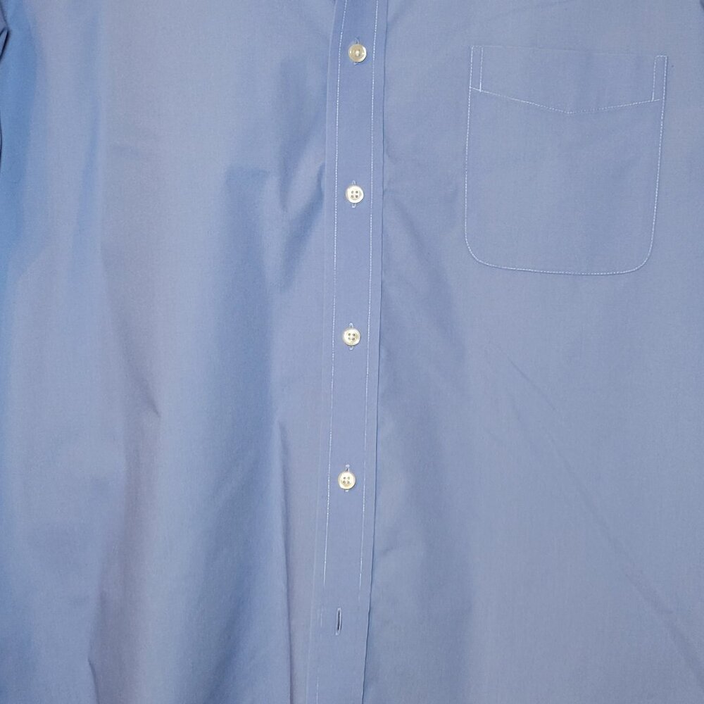 Land's‎ End Dress Shirt Blue Men's 16 1/2x32x33